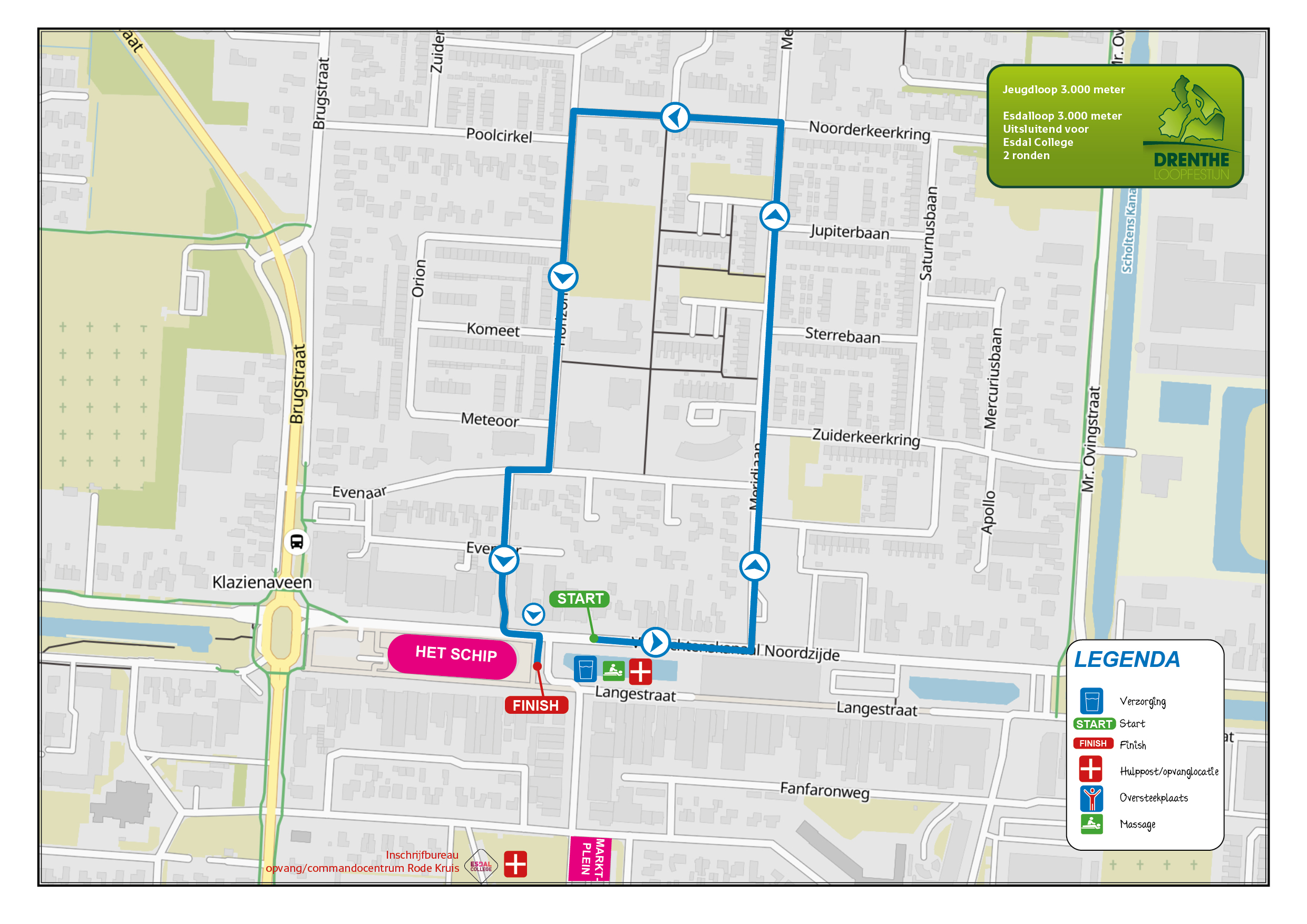 routes 2026 jeugd esdaldloop